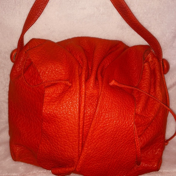 Carlos Falchi buffalo bag  in corvette red - Picture 8 of 12